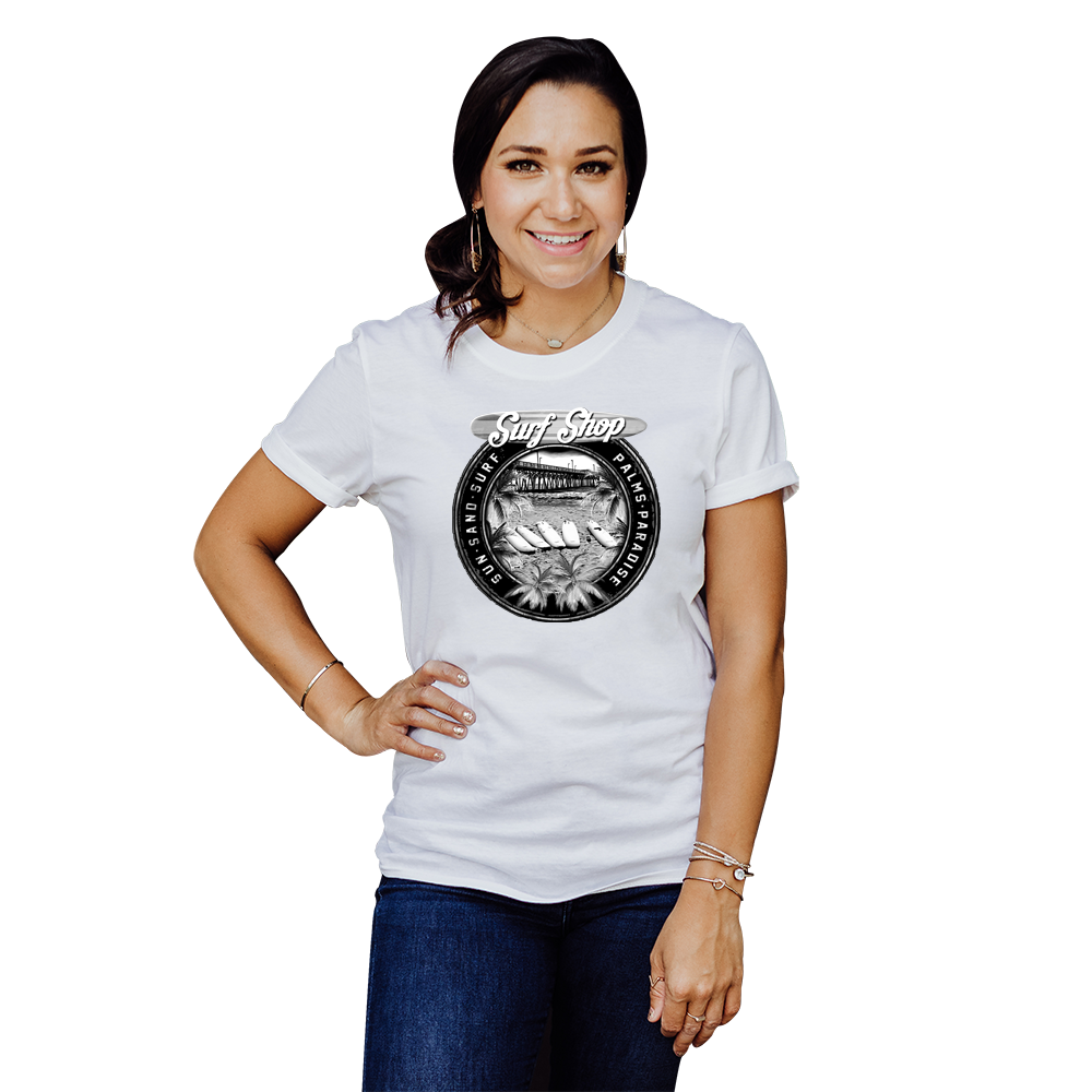 Adult Unisex Surf Circle Solar Tee