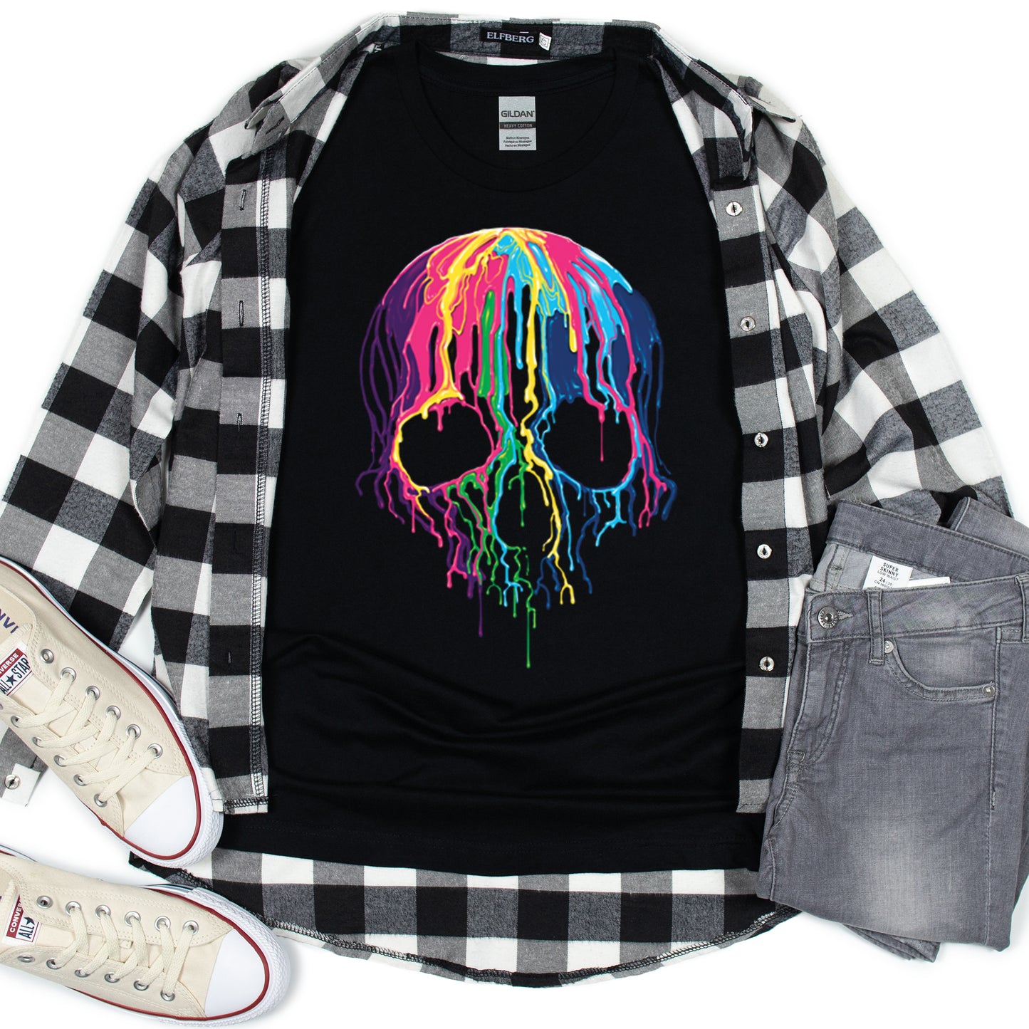 Melting Skull, T-Shirt