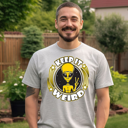 Keep It Weird Alien T-Shirt