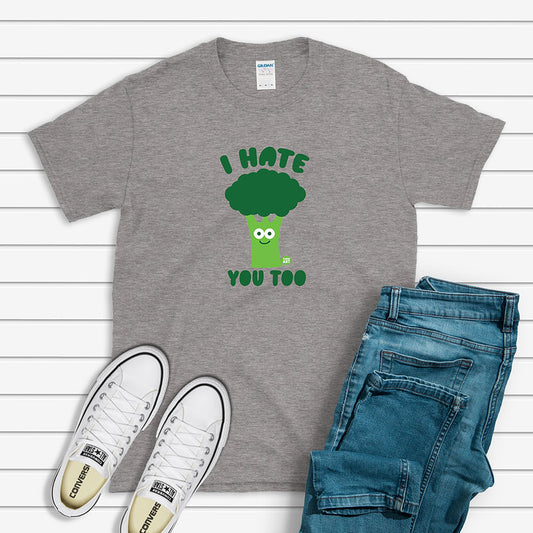 Todd Goldman Art I Hate You Broccoli T-Shirt