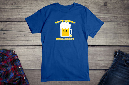 Todd Goldman Art Don't Worry Beer Happy T-Shirt