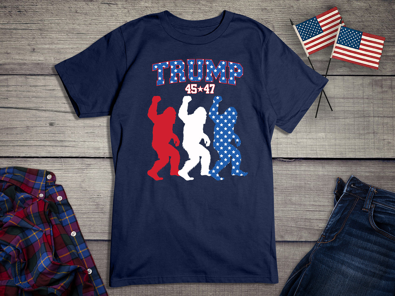 Trump 2024 Sasquatch T-Shirt