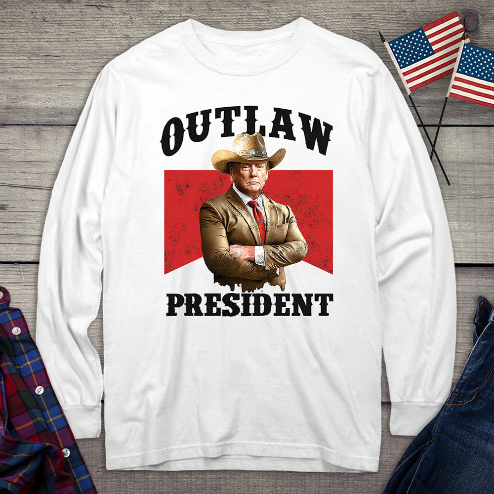 Outlaw President Long Sleeve Tee