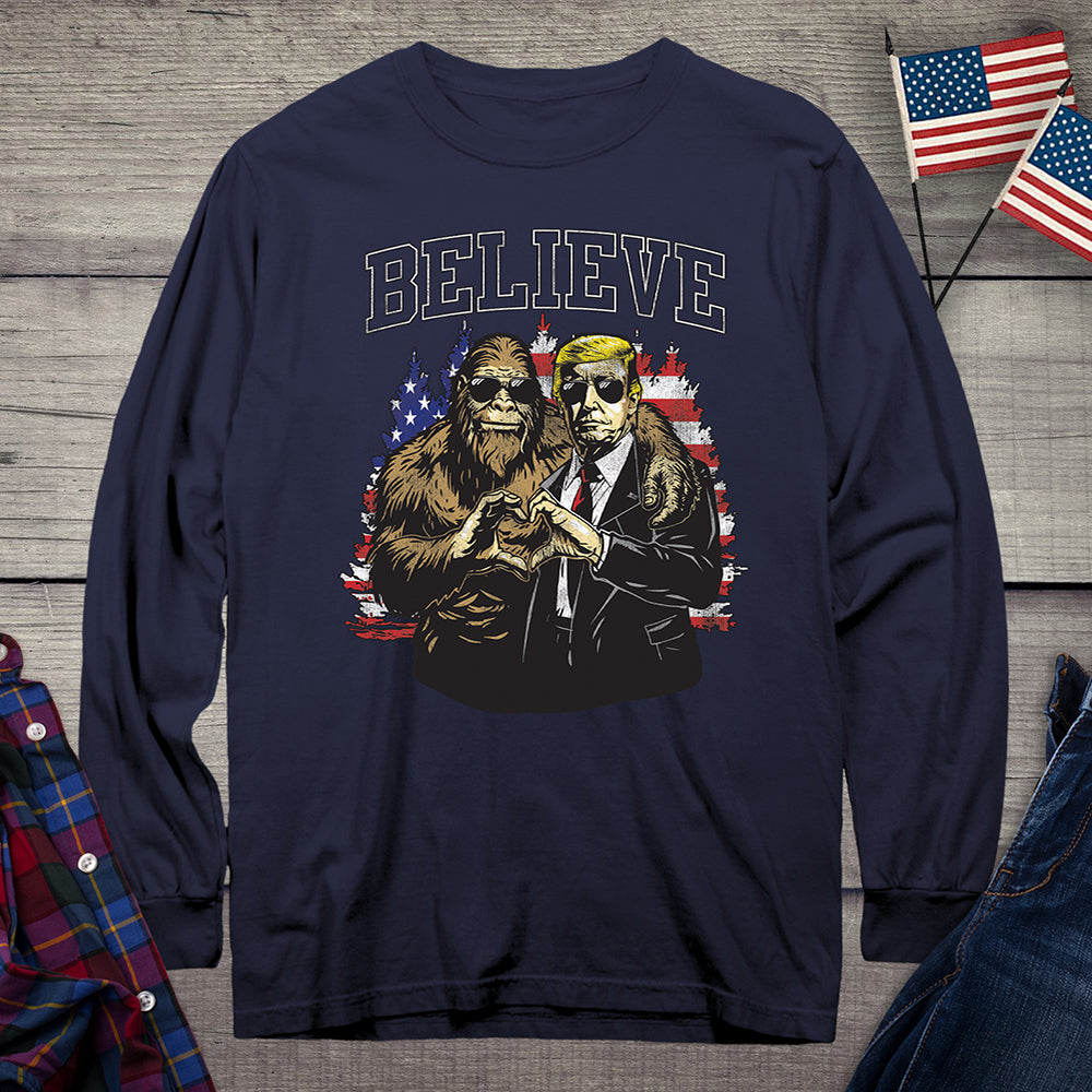 Believe Trump Long Sleeve Tee