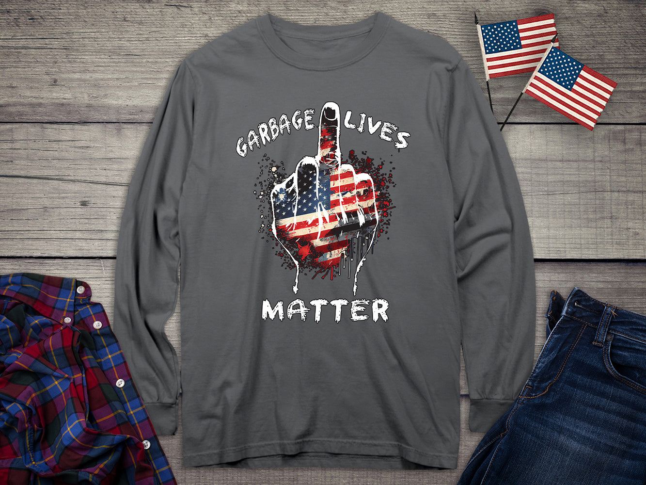 Garbage Lives Matter Long Sleeve Tee