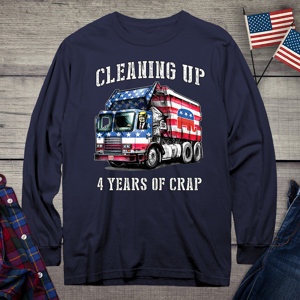 Cleaning Up 4 Years Long Sleeve Tee