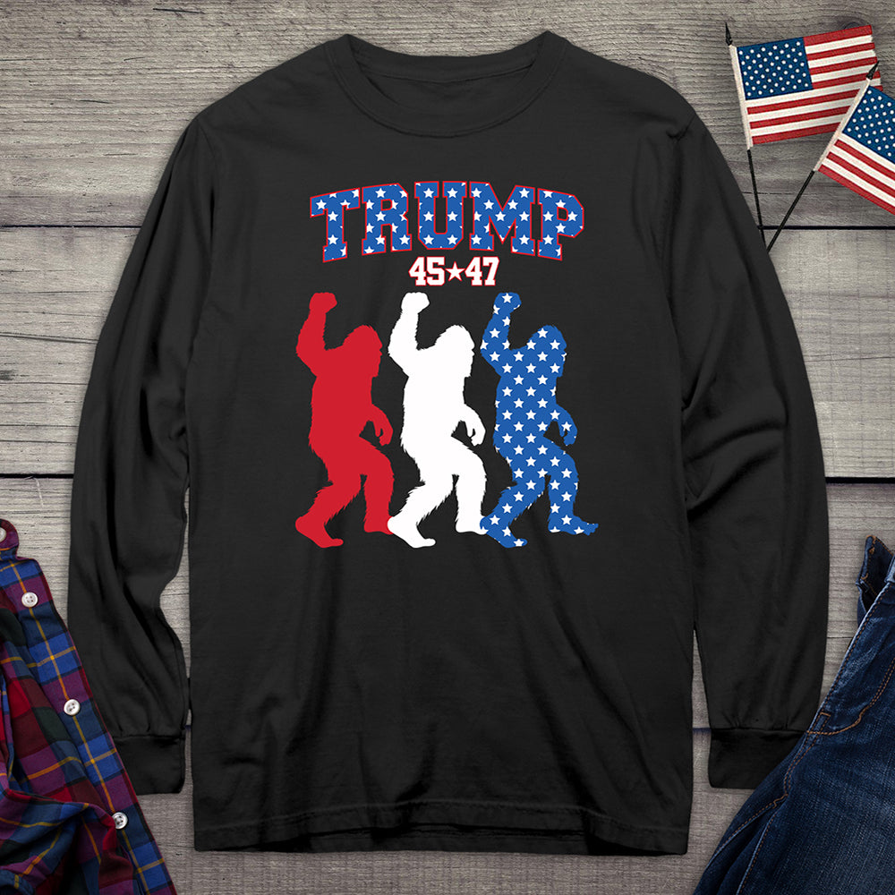 Trump 2024 Sasquatch Long Sleeve Tee