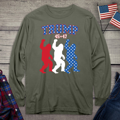 Trump 2024 Sasquatch Long Sleeve Tee