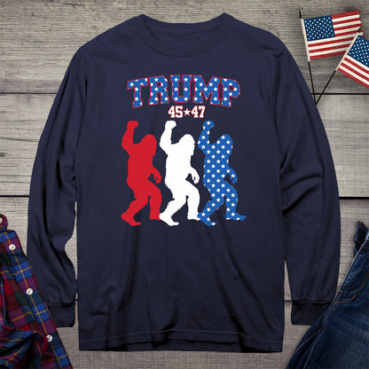 Trump 2024 Sasquatch Long Sleeve Tee