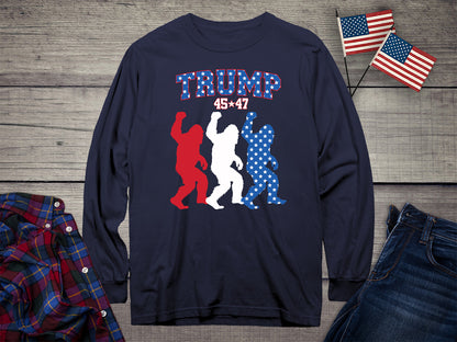 Trump 2024 Sasquatch Long Sleeve Tee