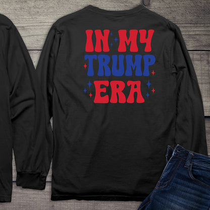 In My Trump Era With Percentage Crest Long Sleeve Tee