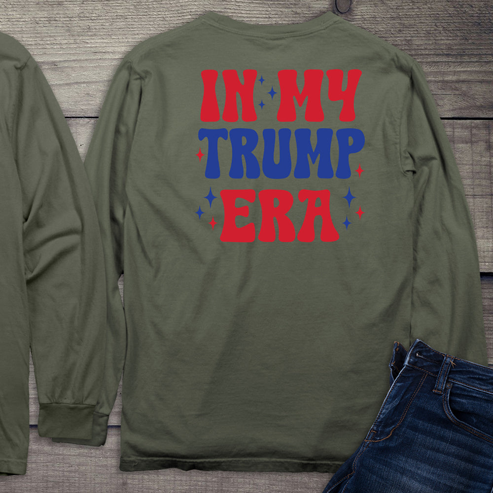 In My Trump Era With Percentage Crest Long Sleeve Tee