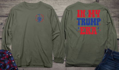 In My Trump Era With Percentage Crest Long Sleeve Tee