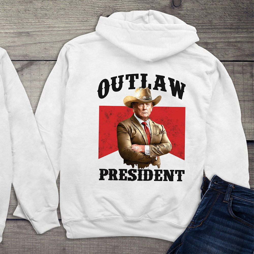 Outlaw President With Crest Hoodie