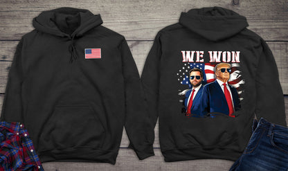 We Won Trump Vance With Crest Hoodie