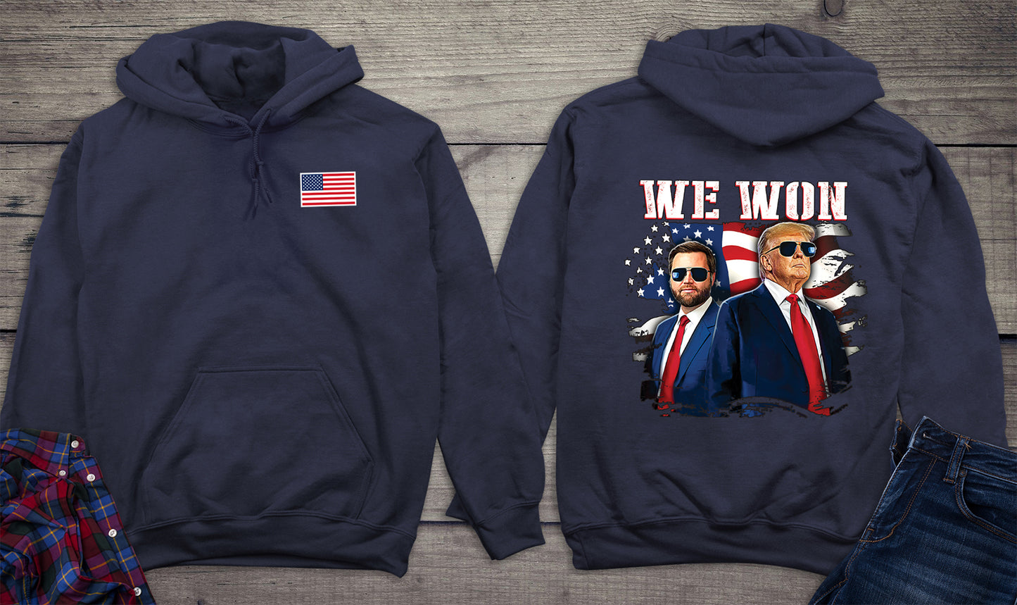 We Won Trump Vance With Crest Hoodie