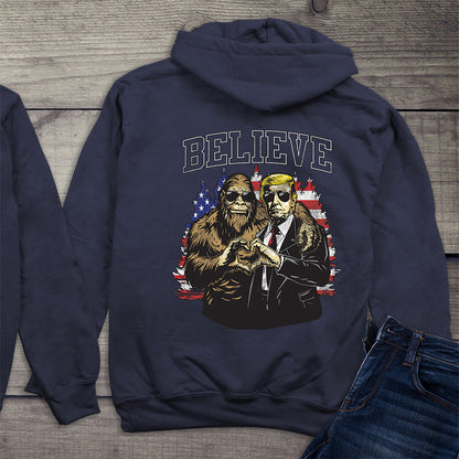 Believe Trump With Crest Hoodie