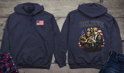 Believe Trump With Crest Hoodie