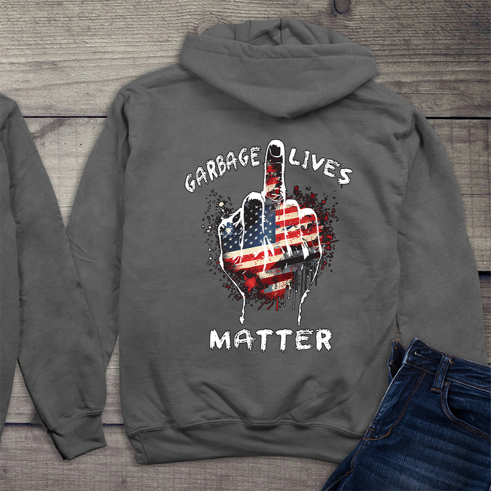 Garbage Lives Matter With Crest Hoodie