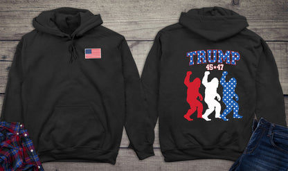 Trump 2024 Sasquatch With Crest Hoodie