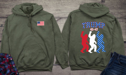 Trump 2024 Sasquatch With Crest Hoodie