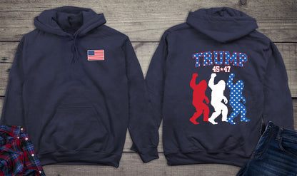 Trump 2024 Sasquatch With Crest Hoodie