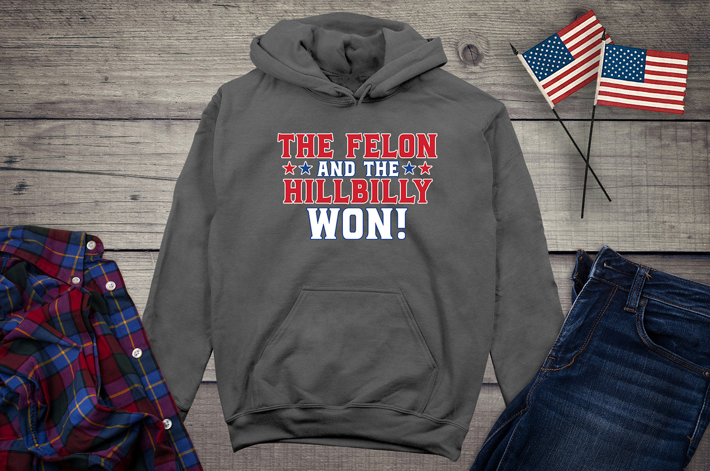 The Felon and Hillbilly Won Hoodie