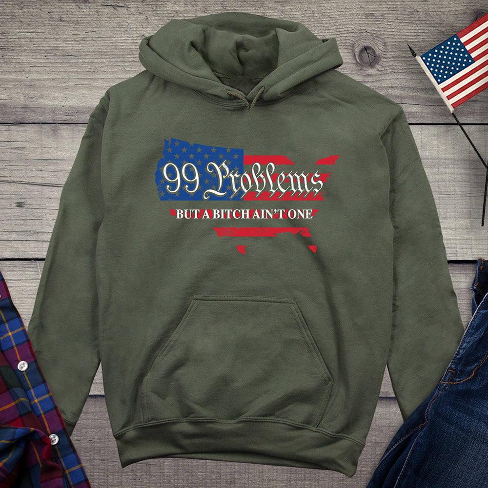 99 Problems USA Flag Hoodie