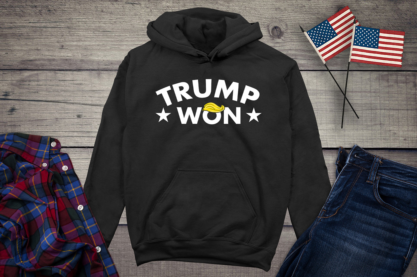 Trump Won Hair Hoodie