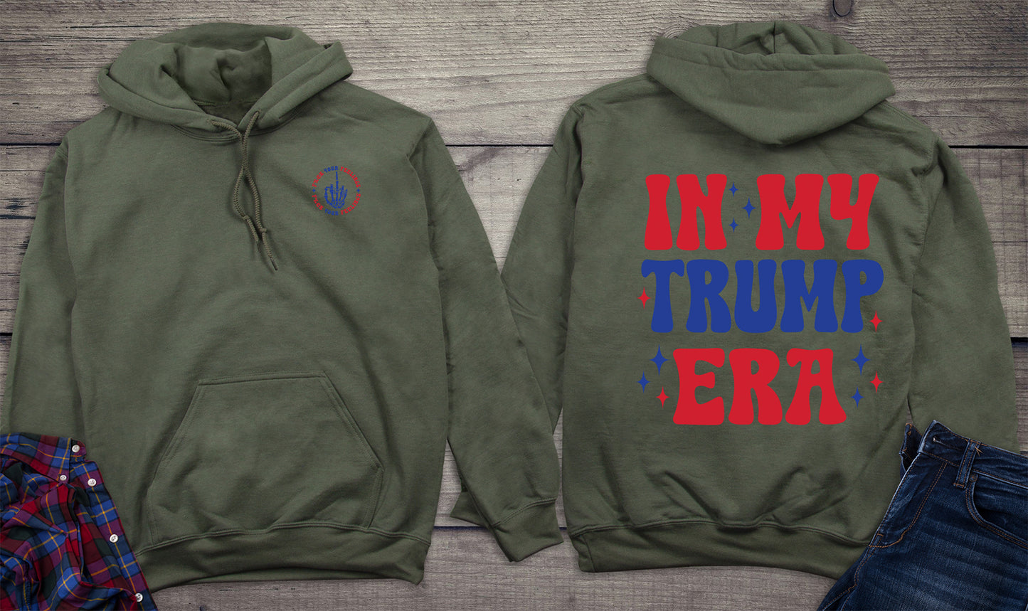 In My Trump Era With Percentage Crest Hoodie