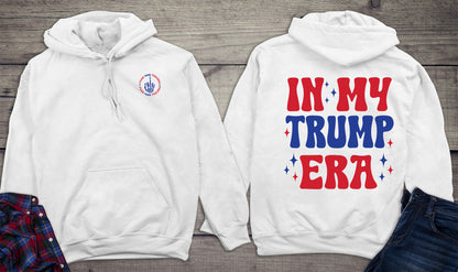 In My Trump Era With Percentage Crest Hoodie