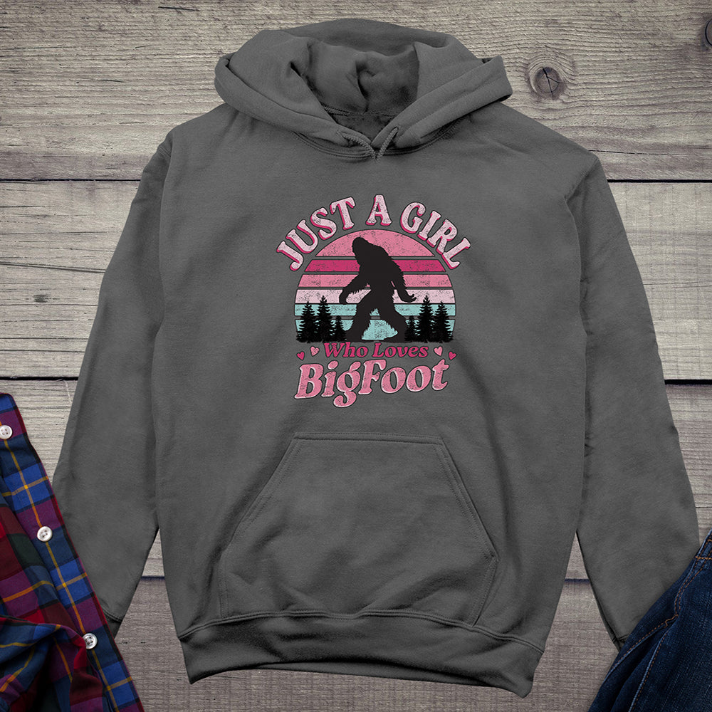 Girl Who Loves Bigfoot Hoodie