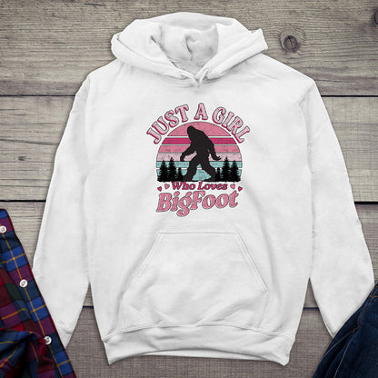 Girl Who Loves Bigfoot Hoodie