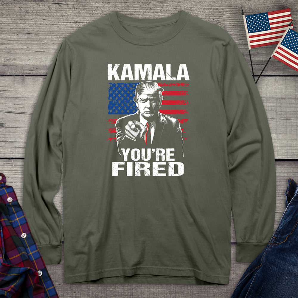 Kamala You’re Fired Long Sleeve Tee