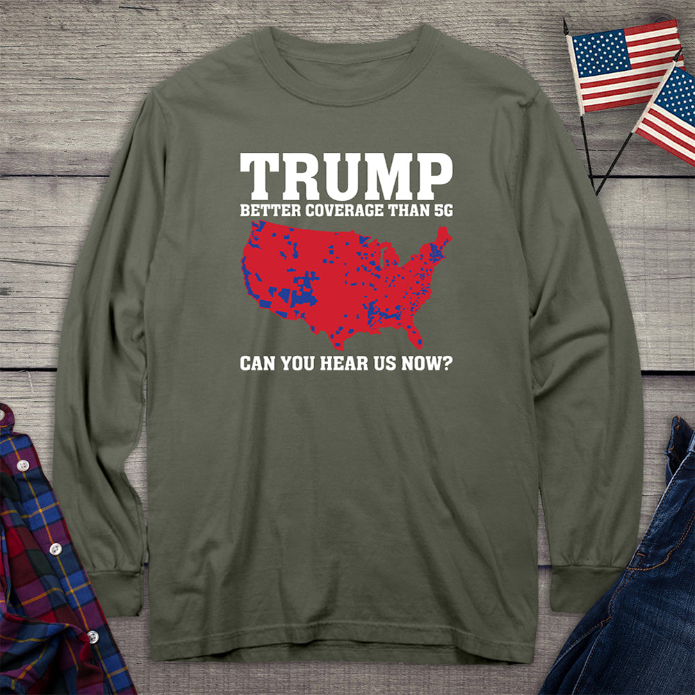 Trump Coverage Long Sleeve Tee