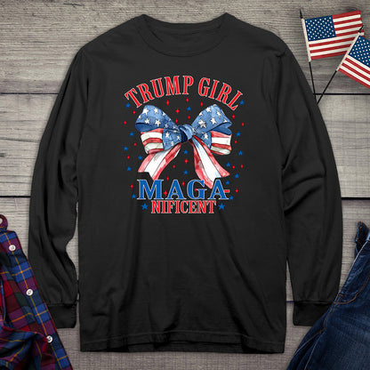 Trump Girl MAGAnificent Long Sleeve Tee