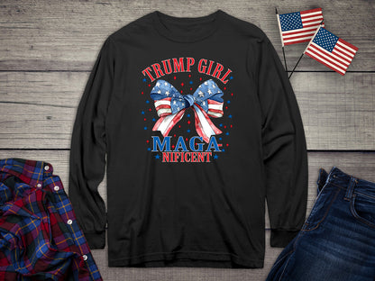 Trump Girl MAGAnificent Long Sleeve Tee