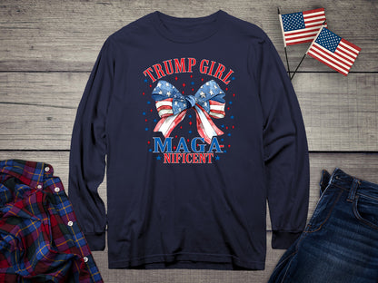 Trump Girl MAGAnificent Long Sleeve Tee