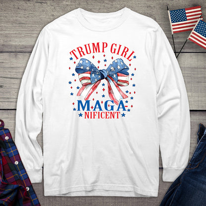 Trump Girl MAGAnificent Long Sleeve Tee