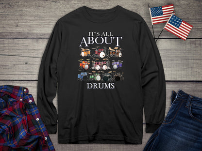 All About Drums Long Sleeve Tee