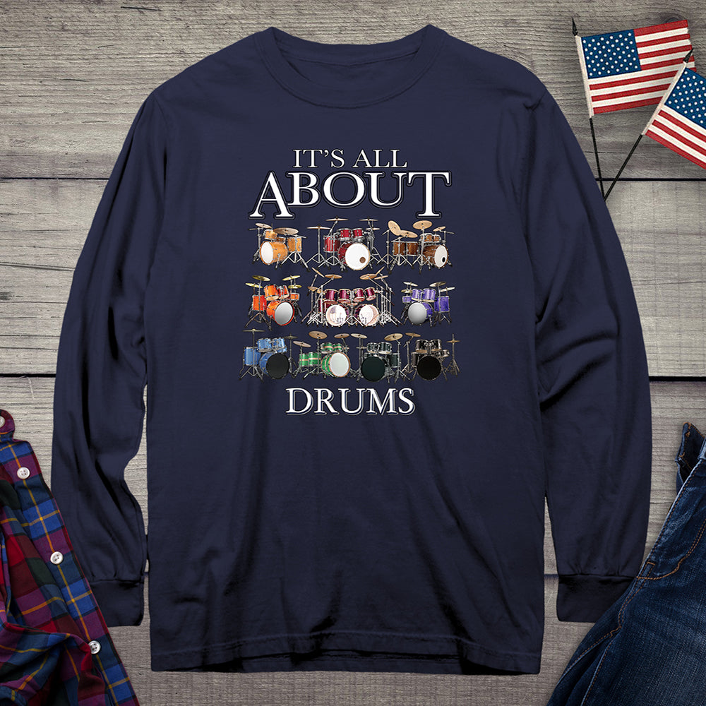 All About Drums Long Sleeve Tee