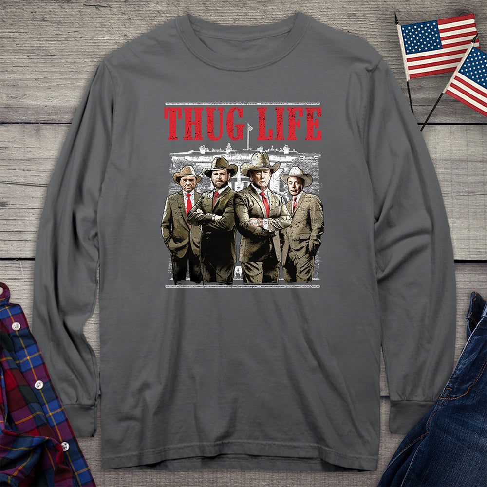 Thug Life Trump Long Sleeve Tee