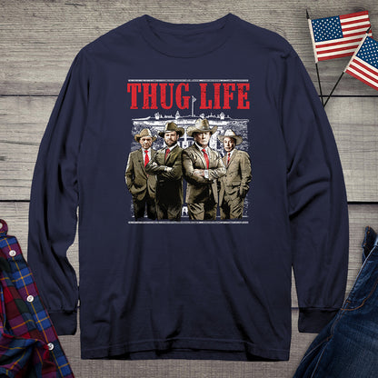 Thug Life Trump Long Sleeve Tee