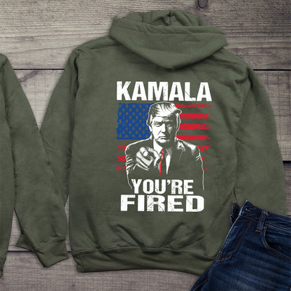 Kamala You’re Fired With Crest Hoodie