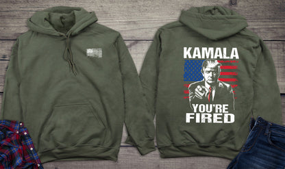 Kamala You’re Fired With Crest Hoodie