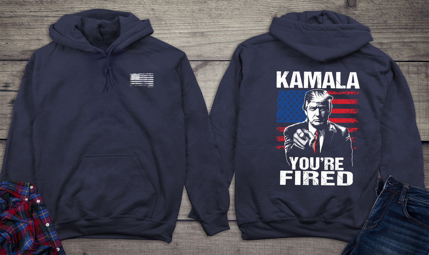 Kamala You’re Fired With Crest Hoodie