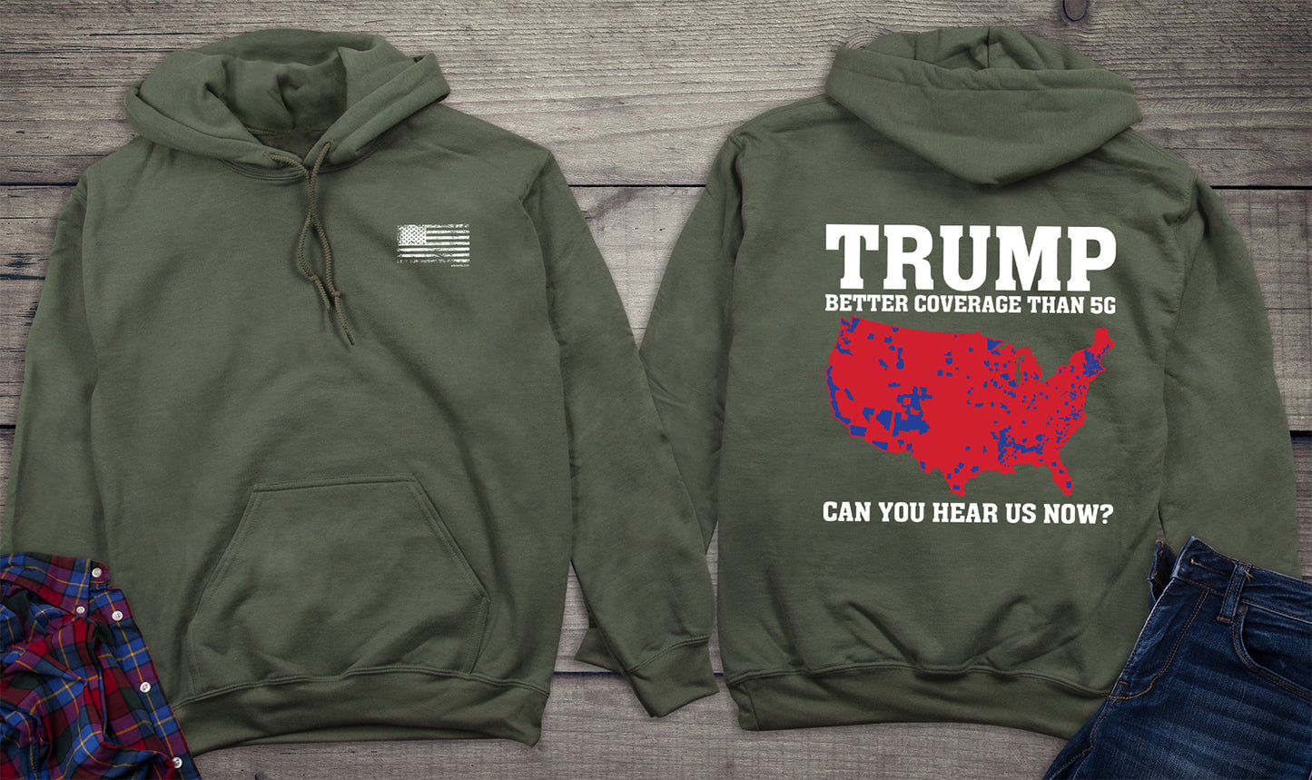 Trump Coverage With Crest Hoodie