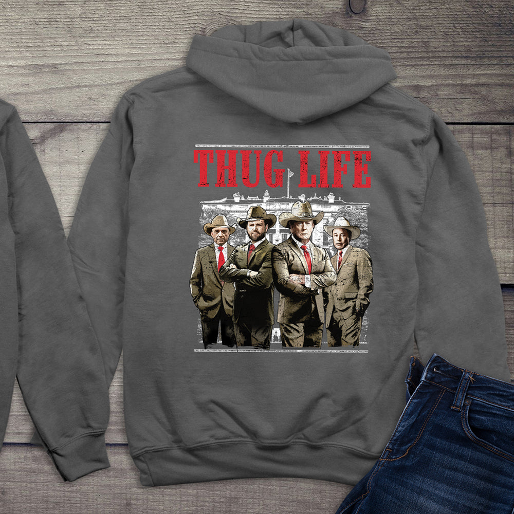 Thug Life Trump With Crest Hoodie