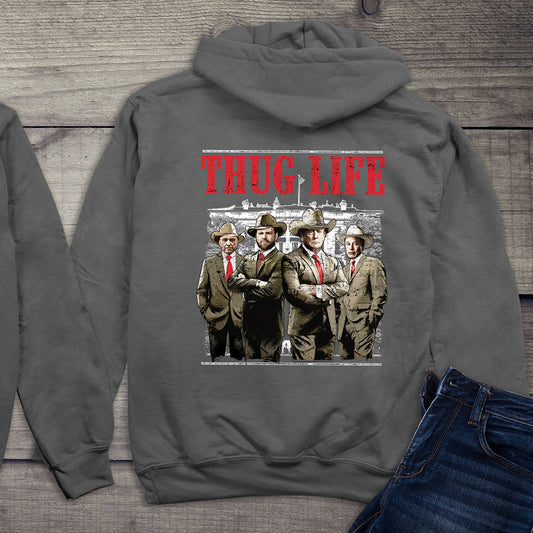 Thug Life Trump With Crest Hoodie