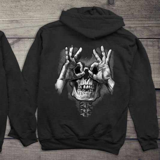 Luctus Skull Hands Hoodie